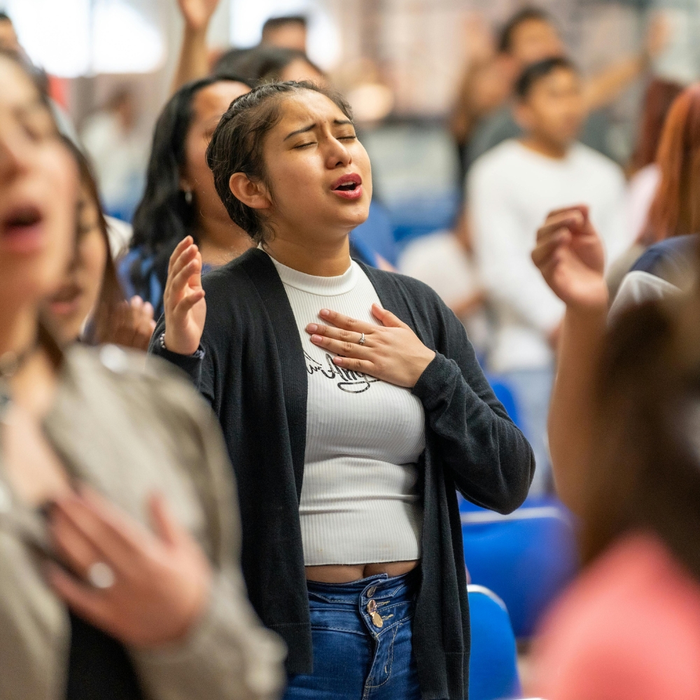 Compassionate embrace showing care and support